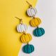 Cercei din lut polimeric Vibrant pumpkins 
