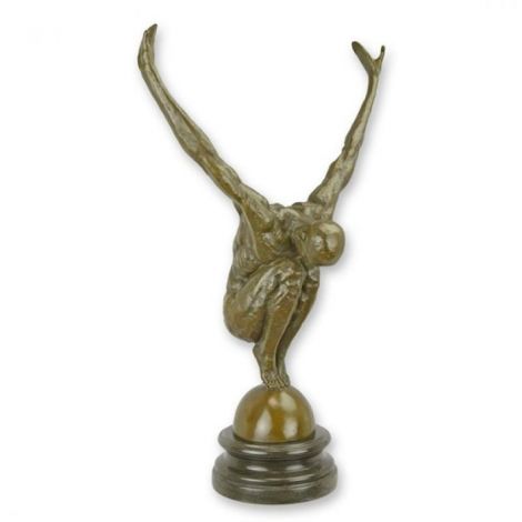Inotator - statueta mare din bronz