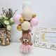 Lumanare botez Pink Teddy Bear