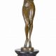 Femeie dezgolita - statueta din bronz