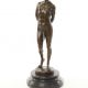 Barbat - statueta erotica pe soclu din marmura 