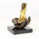 Femeie in mana lui Dumnezeu- statueta din bronz 