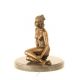 Femeie dezgolita- statueta din bronz 