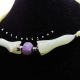 Colier handmade unicat -agate jad peridot-cod698