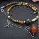 Coliere handmade unicat - agate indiene cod700