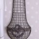 Set doua aplice din cristal cu decoratiuni alama