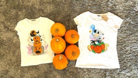 Tricou personalizat pictat manual halloween