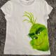 Tricou copii personalizat pictat manual Grinch