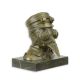 Doctorul Ciuma - statueta steampunk din bronz 