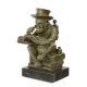 Maimuta - statueta steampunk din bronz 