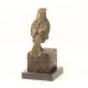 Pasarica - statueta din bronz pe soclu din marmura