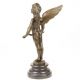 Ingeras - statueta din bronz pe soclu din marmura 