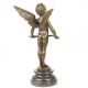 Ingeras - statueta din bronz pe soclu din marmura 