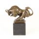 Bou - statueta moderna din bronz masiv 