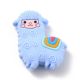 Charm alpaca bleu