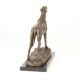 Ogar - statueta din bronz pe un soclu marmura