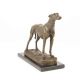 Ogar - statueta din bronz pe un soclu marmura
