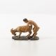 Satir cu un berbec - statueta erotica din bronz 
