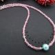 Colier handmade -margele nisip perla cod707