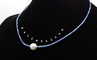 Colier handmade -margele nisip perla cod708
