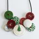 colier handmade craciun iarna bijuterie cadou 