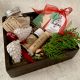 Set cadou cosmetice crciun - n cutie de lemn 