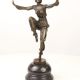 Seherezada-statueta din bronz pe un soclu marmura