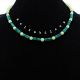 Colier handmade unicat - malachit peridotcod730