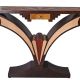 Consola Art Deco din lemn masiv furniruit 