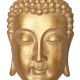 Statueta aurie Buddha  pentru pus pe perete