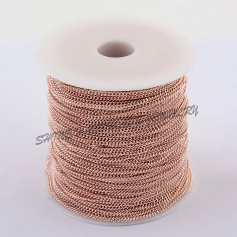 Lant metalic Rose Gold 3.8x2.8x0.8mm
