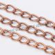 Lant cupru antichizat 5x3.5x0.8mm