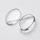 Cabochon transparent oval 30x20x6mm