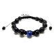 Bratara barbati cu onix negru si lapis lazuli