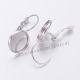 Baza de cercei leverback platinum 12mm interior