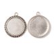 Baza de cabochon argintiu antichizat 25mm