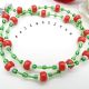 Colier handmade - margele de sticla margele nisip