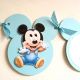 Ghirlanda personalizata cu nume baieti Mickey bleu