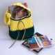 Green  Yellow Geanta Crosetata