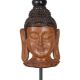 Bustul lui Buddha din rasini pe postament 