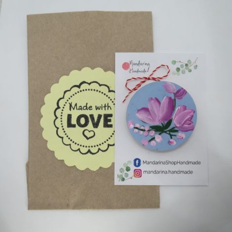 Martisor pictat Flori
