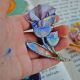 Brosa martisor buchet de flori