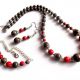 set jasper si howlite rosu 