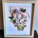 TABLOU TRANDAFIRI COLOR - 3D HANDMADE UNICAT