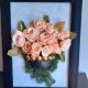 TABLOU TRANDAFIRI ROZ - 3D HANDMADE UNICAT