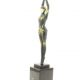 Steaua de mare- statueta Art Deco din bronz