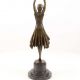 Miss Kita -statueta Art Deco din bronz