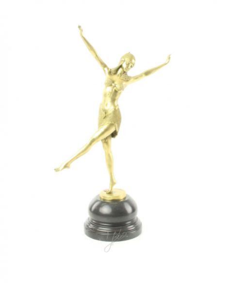 Dansatoarea din Palmira- statueta Art Deco