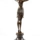 Dansatoare Scarab - statueta Art Deco din bronz