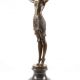 Dansatoare Scarab - statueta Art Deco din bronz